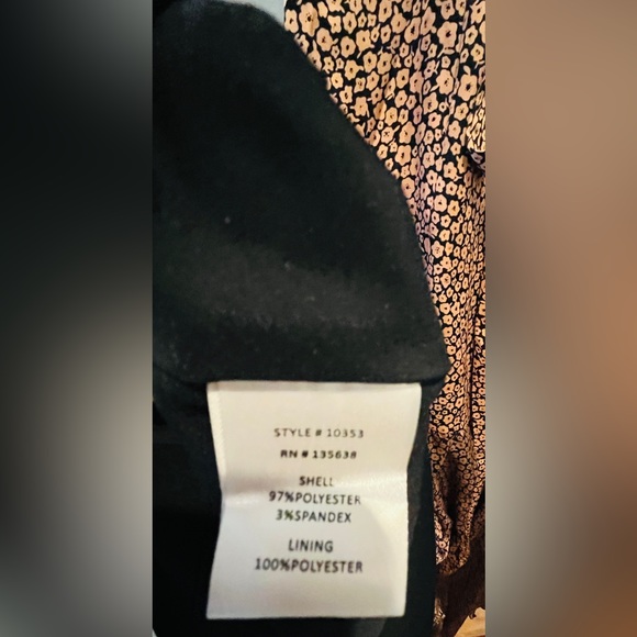 NWT Size Medium Anthropologie Hutch ELMA High Low Wrap Dress Pink/Peach/Copper - Picture 15 of 16